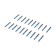 Tundra bats, steel S2, plastic box, PH2 x 50 mm, 20 pcs.