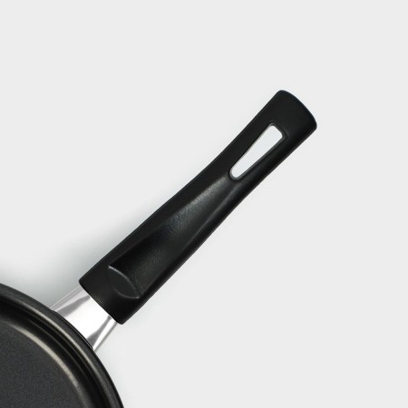 Flot Dilan Promo, D = 16 cm, plastic handle, anti -stick coating, black color-4