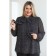 Female blouse, size 64, black color