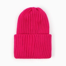 Children's hat, fuchsia color, size 54-56