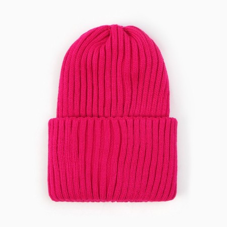 Children's hat, fuchsia color, size 54-56
