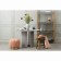 Swend Puf, 450 × 450 × 420 mm, peach color