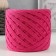 Knitted yarn "Ribbon" 85m/170 ± 5 g (fuchsia)