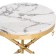 Monika Metal coffee table, gold 50x50x55 cm