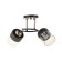 Galion chandelier 2he27 40W black and gold 48x26 cm