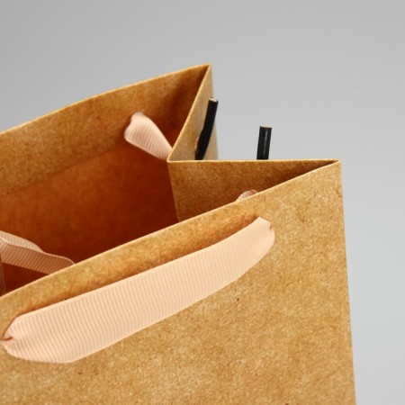 Gift package for a bottle, packaging, "craft", 13 x 36 x 10 cm-4