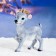 New Year's figure "deer Babe" silver 22x13x30