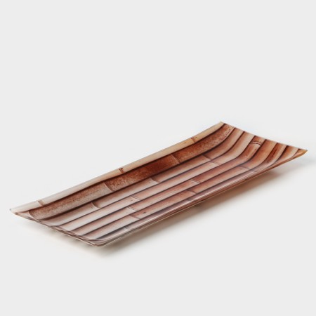 Bamboo Glass Dailers, 36.5 × 15 cm, glass