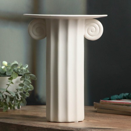 Vase for flowers decorative "Hera" 25 x 20 x 20 cm-4