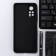 Innovation cover, for Xiaomi Redmi Note 11 Pro, silicone, matte, black