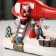 LED figure "Helicopter with Santa Claus" 31.5 × 18 × 18 cm, polystone, AAX3 batteries (not complete), USB, glow of multi