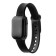 Electronic watch watches, D-3.7 cm, calendar, silicone strap, black