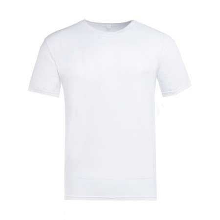 Male T-shirt Collorista, density 145g/m2, white color, size 54-56