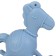 Toy - silicone cutter with a rattle "horse", blue color, crumb me