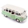 MASTO DIE-CAST Volkswagen Van Samba, opening doors, 1:25, green color