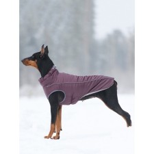 Winter vest on a zipper for dogs 