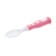 A set of children's dishes "Our Sun", 3 objects: a plate on a suction cup, cover, spoon, pink color
