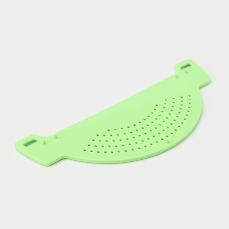 A colander on a pan, d = 28 cm, green color-6