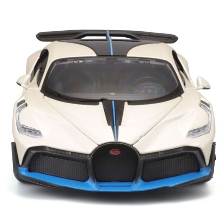 MASTO DIE-CAST BUGATTI Divo machine, opening doors, 1:24, white color with design-12
