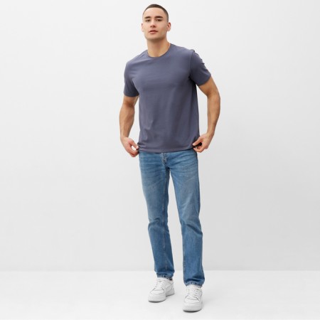 Men's T-shirt Minaku "Abstraction" Graphite color, river 56-3