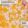 Confectionery Sprinking "Confetti": gold, white, 500 g