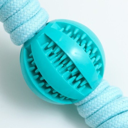 A wicker cable toy with a ball, up to 35 cm, up to 115 g, mint-2