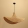 Ceiling Lamp from Rotan "Kuin" 1x120W, E27, 80x60 cm