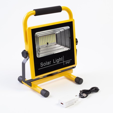 Battery-proceeding flashlight, portable 40 watts, 7000 mAh, IP67, 8 hours of work, 19 x 23 cm-2