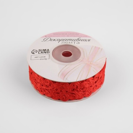 Figure tape "Back", 25 mm, 9 ± 0.5 m, red color-1