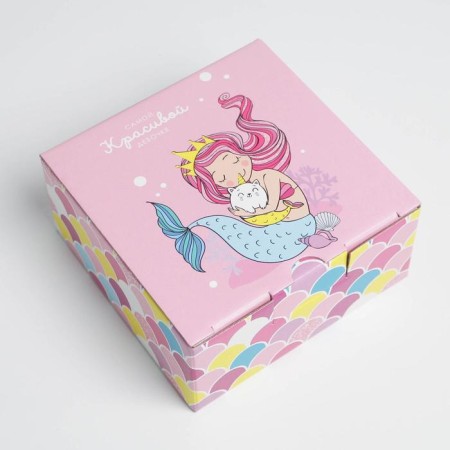 Box - Penal, Gift packaging, “Beautiful”, 15 x 15 x 7 cm-1