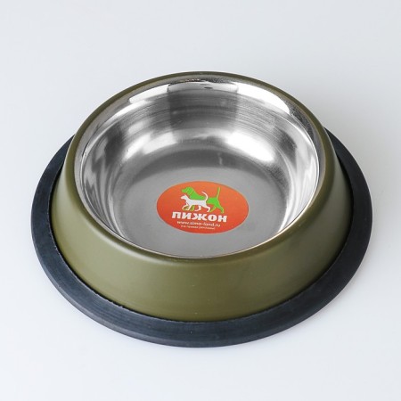 A bowl with a non -slip base color, 230 ml, green-1