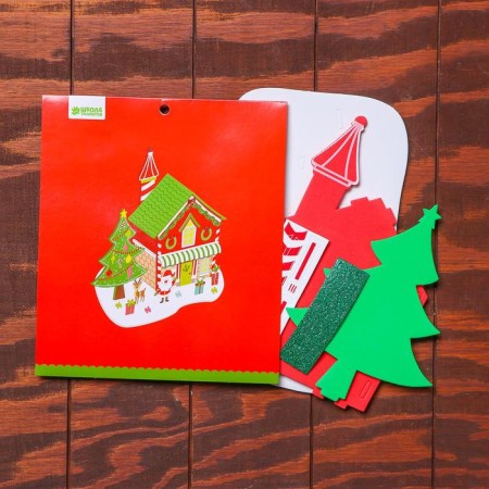 Set for creativity - Create the New Year's decoration "Residence of Santa Claus"-1