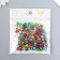 Beads for creativity Plastic "Smiley" Harography set 20 grams 0.4x0.7x0.7 cm
