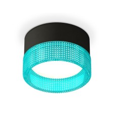 Lumber of the invoice with composite crystal Ambrella Light, XS8102033, GX53 LED 12 W, Black Sand, Blue