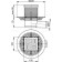Alcaplast APV101, 105 × 105/50 mm, side drain, wet water, wet