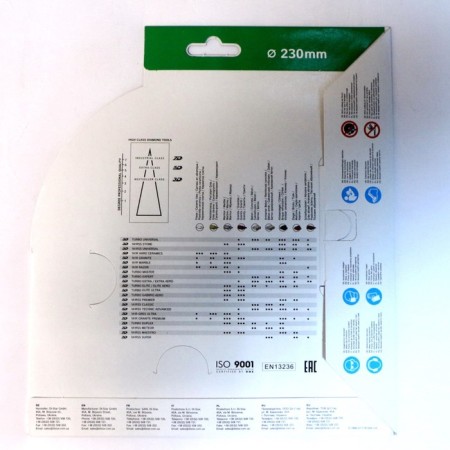 DISK DISTAR CLASSIC PLUS DISK, 230 x 2.4 x 22.2 mm in concrete, 230 x 2.4 x 2,4-3