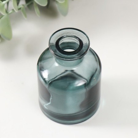 Diffuser for essential oils "bottle" 50 ml transparent green 4.8x4.8x7 cm-1