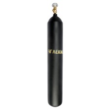 Carbon dioxide cylinder ZPG, 10 l, steel 45d, 150 kgf/cm2.14.7 MPa, GOST 949-73