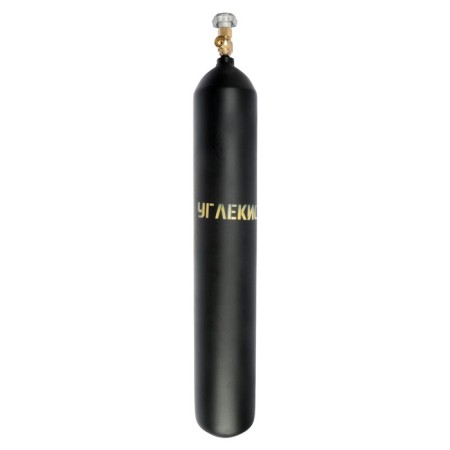 Carbon dioxide cylinder ZPG, 10 l, steel 45d, 150 kgf/cm2.14.7 MPa, GOST 949-73