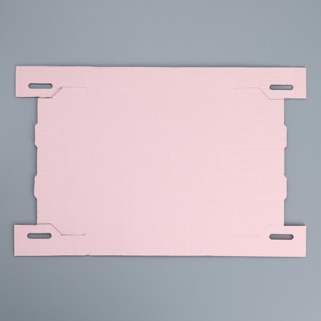 Gift folding box, packaging, "pink", 22x22x15 cm-3