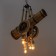 Lamp "gun" 4he27 40w Black 71x27x20 cm