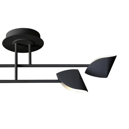 Ceiling chandelier Mantra capuccina, LED, 2100LM, 3000K, 800x150x255 mm, black color-2