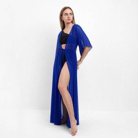 Tunic beach female, blue color, size 50