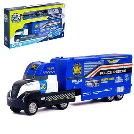Inertial “Police” truck, 3 metal machines in the kit