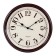 Walls are wall-mounted, silent, d-31 cm, brown