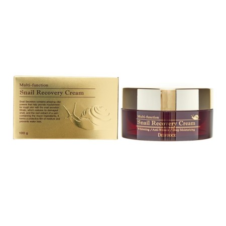 Face cream Deoproce Snail Recovery Cream, restoring, 100 g