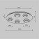 Ceiling Lamp Maytoni Mod361CL-L58BS3K, LED, 56 W, 600X600X102 mm, 1400 lm, 3000k, brass