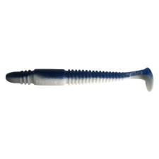 Vibro -tail Helios Minoga Black & White, 9.5 cm, 5 pcs. (HS-17-023)