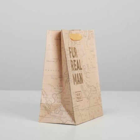 Package Gift Craft Vertical, Packaging, "For Real Man", MS 18 x 23 x 10 cm-1