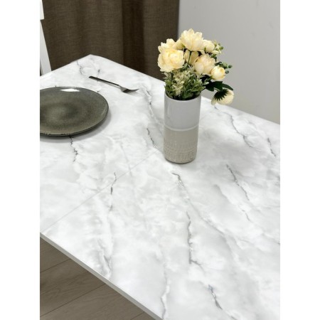 Milestock transparent Joy Home, “marble”, thickness 0.6 mm, 0.8 m, gray-1